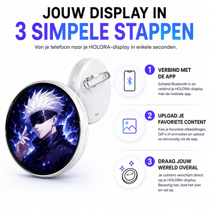 Draagbare digitale display